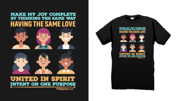 Christian People Bible Verse Vector Tee