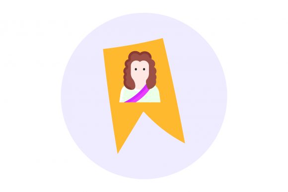 Flat Icon Easter Jesus in Modern Design