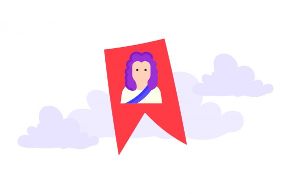 Flat Icon Easter Jesus Red for Modern Design