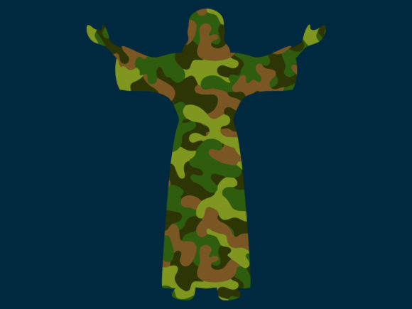 Jesus Camouflage Sublimation: Merging Faith with Functional Design