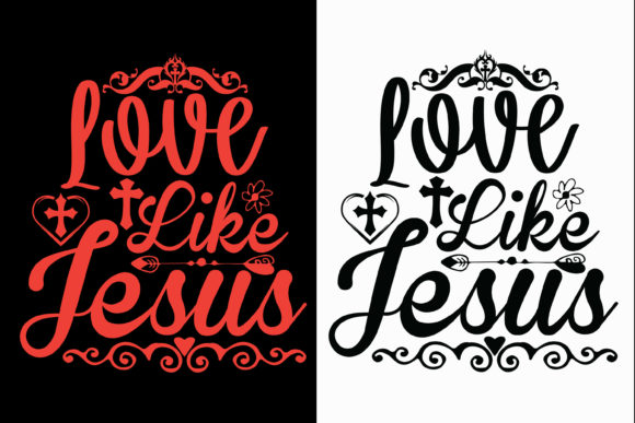 Love Like Jesus Motivational Tshirt: A Thoughtful Choice for Faith-Inspired Apparel