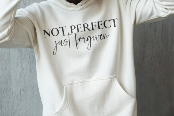 Not Perfect Forgiven SVG and Jesus SVG: Design with Faith