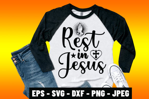 Rest in Jesus: Finding Peace Through Faith-Based T-Shirt Design